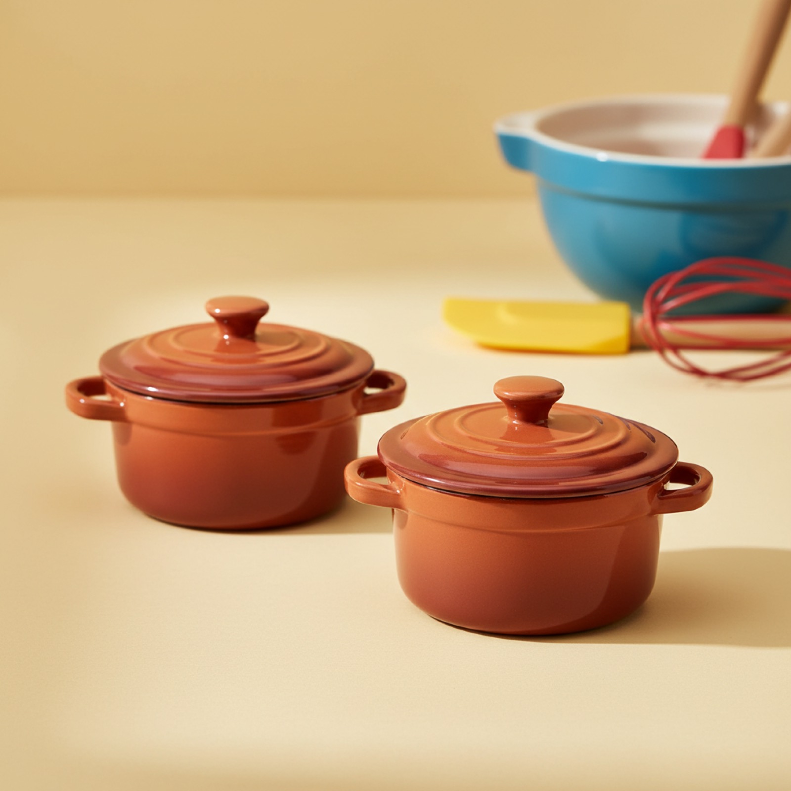 Mini-cocottes fonte (lot de 2)
