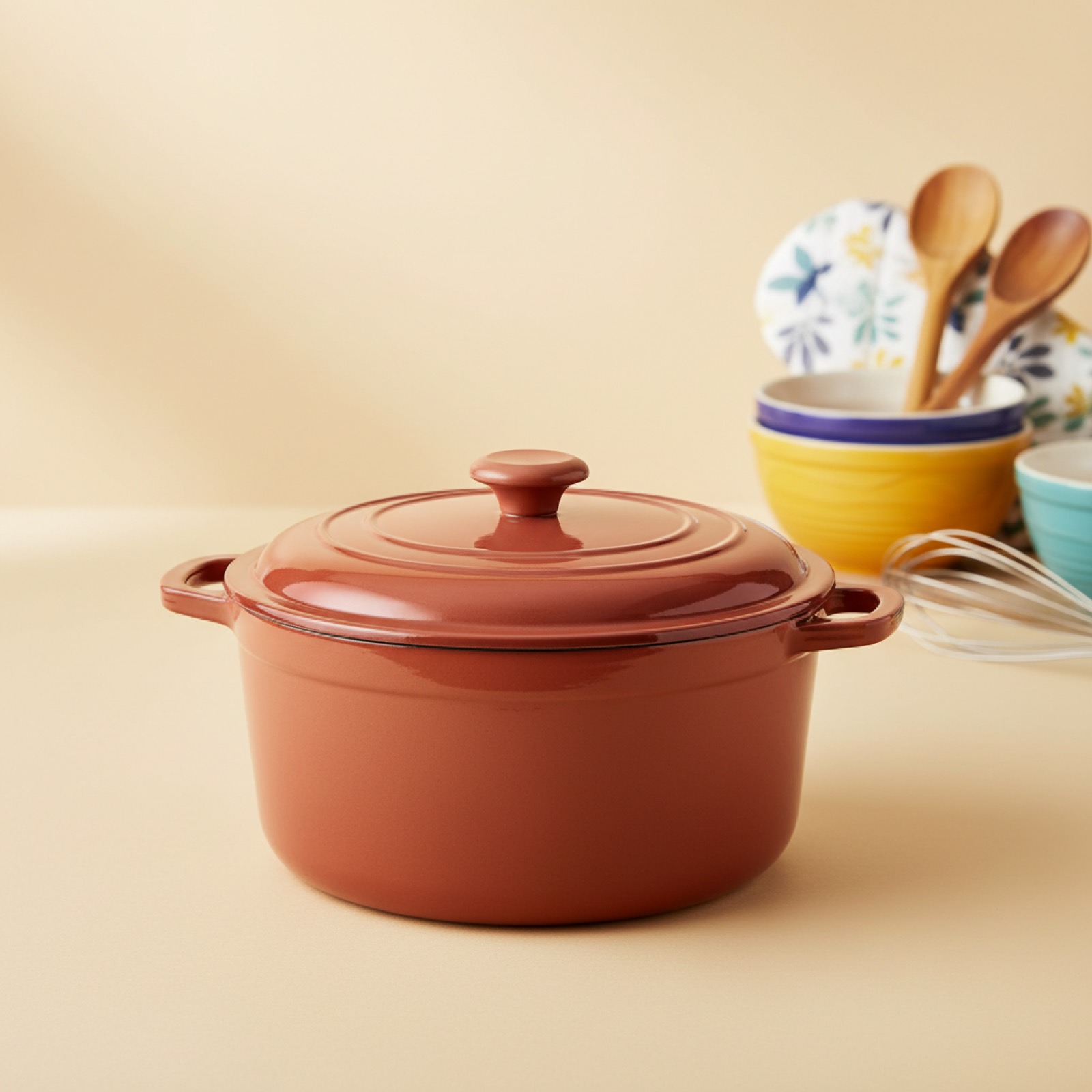 Cocotte en fonte ronde 24 cm