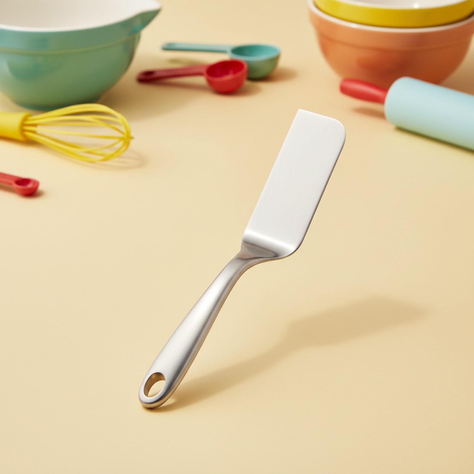 Spatule coudée inox 20 cm